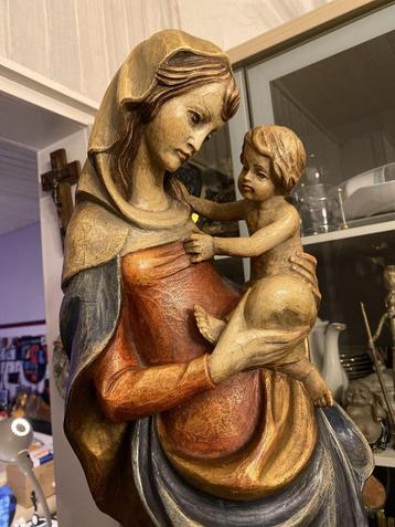 Waardevolle madonna van Roland Sadei Bolzano 73 cm beschikbaar voor biedingen