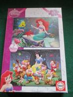 2 puzzles Disney de 48 pièces, Comme neuf, Enlèvement ou Envoi