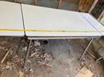 Oude ijzeren uittrekbare tafel, Ophalen, Gebruikt, 100 tot 150 cm, 50 tot 100 cm