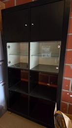 Meuble kallax 8 cases 2 portes pleines et 2 portes vitrées, Huis en Inrichting, Ophalen, Gebruikt