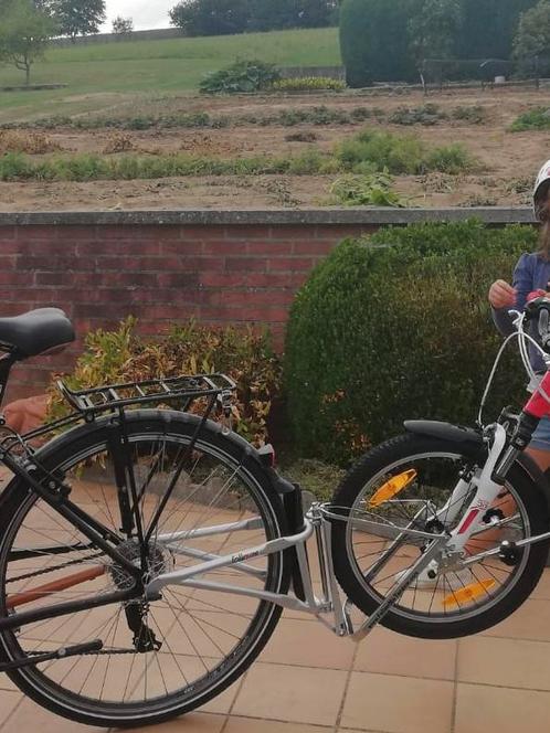 Follow me tandem, Fietsen en Brommers, Fietsaccessoires | Aanhangwagens en Karren, Gebruikt, Aanhangfiets, Ophalen