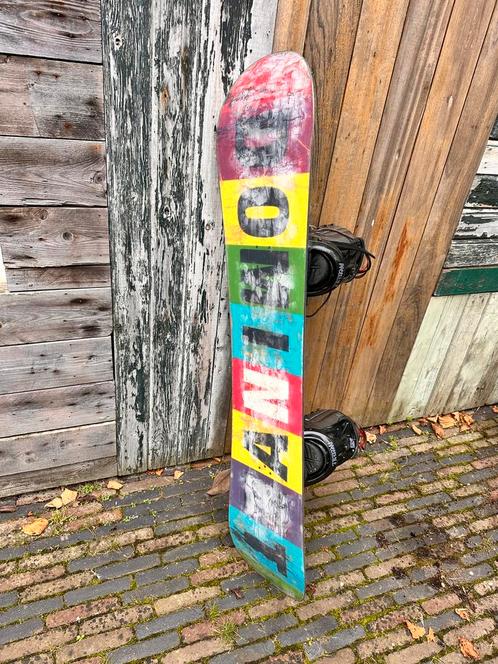 Volledige Snowboard BURTON dominant set 130 cm met boots, Sport en Fitness, Snowboarden, Gebruikt, Board, Ophalen