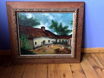 Uniek Schilderij van Paul Vermeiren (Boerman) – Meesterlijk  beschikbaar voor biedingen