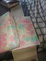 flanellen laken, onderlaken en 2 slopen, Huis en Inrichting, Slaapkamer | Beddengoed, Ophalen, Overige typen, Roze, Nieuw