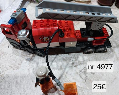 Lego duplo: Brandweerwagen nr 4977, Enfants & Bébés, Jouets | Duplo & Lego, Comme neuf, Duplo, Enlèvement ou Envoi
