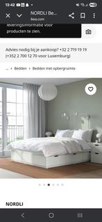 Ikea bed Nordli 403.498.47 140x200cm, Huis en Inrichting, Slaapkamer | Bedden, Ophalen