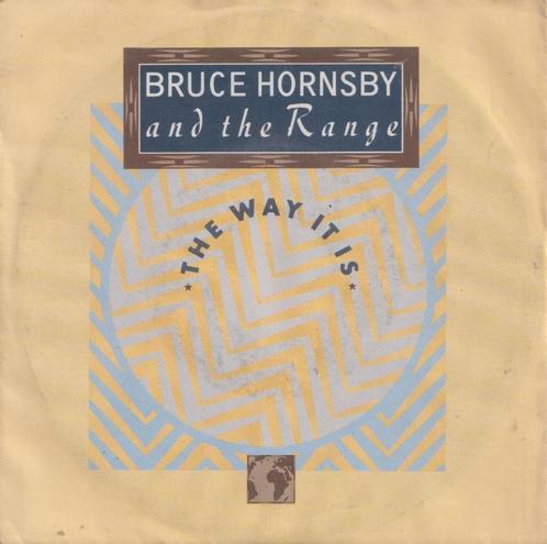Bruce Hornsby and the Range – The way it is / The red plains, Cd's en Dvd's, Vinyl Singles, Gebruikt, Single, Pop, 7 inch, Ophalen of Verzenden