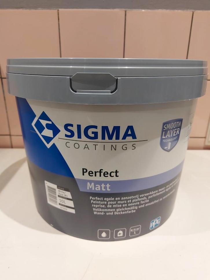 Professionele Sigma verf en primer, Doe-het-zelf en Bouw, Verf, Beits en Lak, Verf, Ophalen