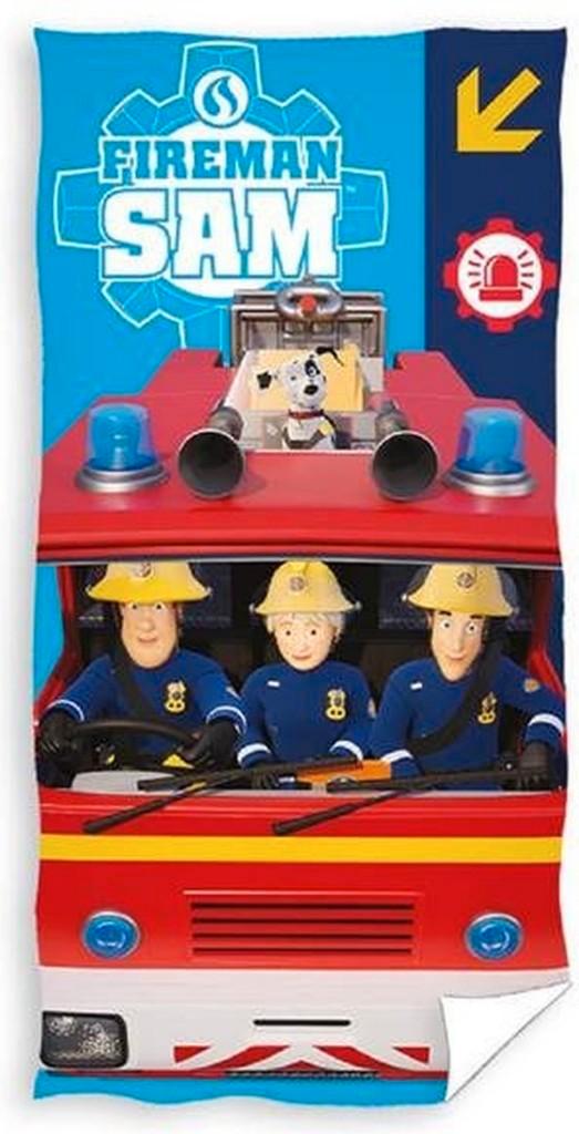 Brandweerman Sam Badlaken - Katoen - Strandlaken / Handdoek, Kinderen en Baby's, Kinderkleding | Kinder-zwemkleding, Nieuw, Zwem-accessoire