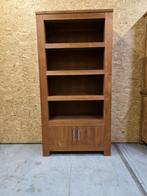 Teakhouten boekenkast/open kast 101x200cm, Huis en Inrichting, Ophalen, Gebruikt