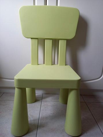 Chaise bébé IKEA Mammut vert clair