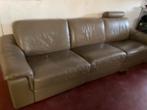 Lederen salon, Huis en Inrichting, Ophalen, Zo goed als nieuw