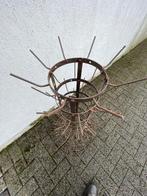 Droogrek voor wijnflessen, Ophalen