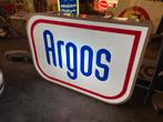 Argos benzinepomp reclame lichtbak, Verzamelen, Merken en Reclamevoorwerpen, Ophalen of Verzenden, Gebruikt, Lichtbak of (neon) lamp