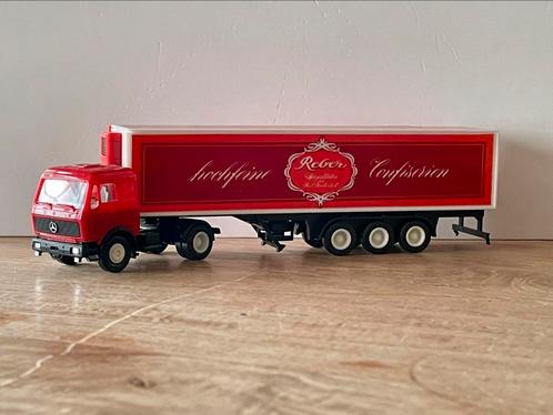 Herpa MB NG REBER Confiserien 1/87, Hobby en Vrije tijd, Modelauto's | 1:87, Zo goed als nieuw, Bus of Vrachtwagen, Herpa, Ophalen of Verzenden