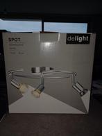 Plafondlamp met 3 spots (4 lampen inbegrepen), Ophalen of Verzenden, Nieuw