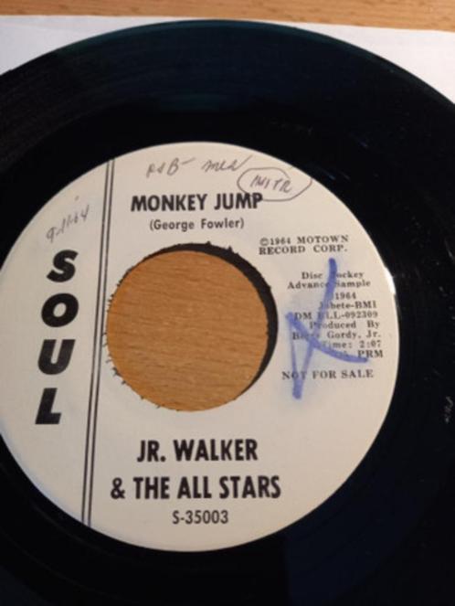 Junior Walker & The All Stars ‎– Monkey Jump " Popcorn ", Cd's en Dvd's, Vinyl Singles, Zo goed als nieuw, Single, R&B en Soul