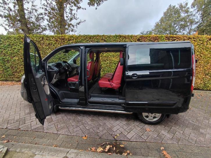 Ford Transit Custom Lichte vracht 170 PK dubbel Cabine, Auto's, Ford, Particulier, Transit, Cruise Control, Leder, Ophalen