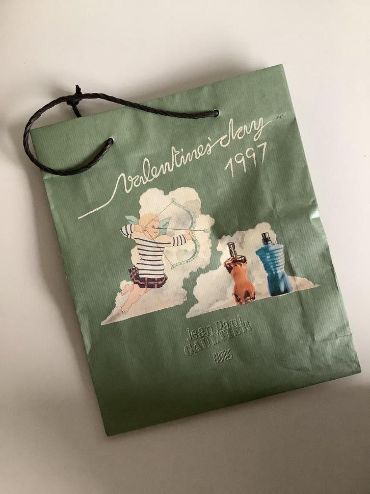 Jean-Paul Gaultier giftbag - cadeauzakje valentijn 1997, Verzamelen, Parfumverzamelingen, Zo goed als nieuw, Overige typen, Ophalen of Verzenden