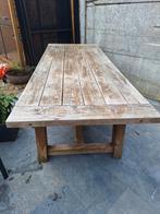 Robuuste teak tuintafel bristol met 8 stoelen, Tuin en Terras, Ophalen, Zo goed als nieuw