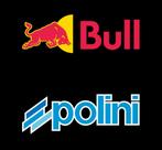 NIEUWE PADDE STOEL ZADEL MET POLINI OF REDBULL LOGO, Fietsen en Brommers, Brommeronderdelen | Algemeen, Ophalen, Nieuw, Zadel