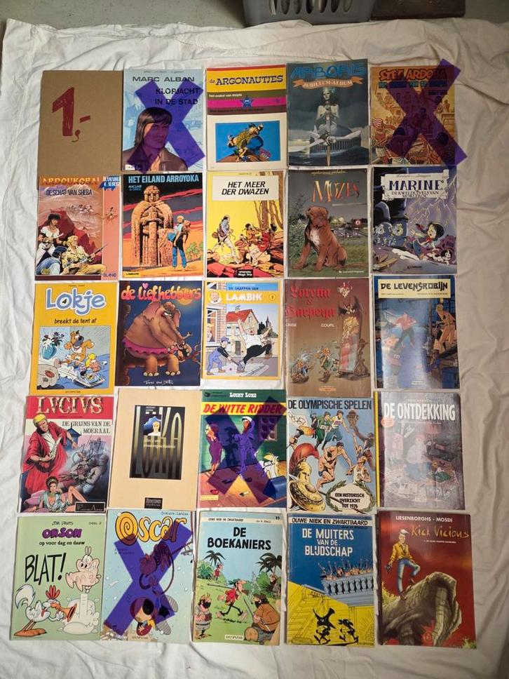 Diverse strips    1,- per stuk  10 voor 8,-, Boeken, Stripverhalen, Ophalen of Verzenden