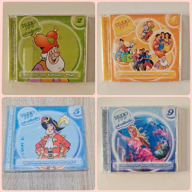 Cd's : studio 100 cd collectie ( 4 stuks ), CD & DVD, CD | Enfants & Jeunesse, Comme neuf, Enlèvement ou Envoi