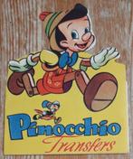 Pinocchio transfers 1950s Tower Press Pinokkio, Verzamelen, Disney, Ophalen of Verzenden, Peter Pan of Pinokkio, Zo goed als nieuw