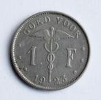1 FRANK ALBERT 1 BELGIE 1923 VL, Postzegels en Munten, Ophalen of Verzenden, Overig, Losse munt