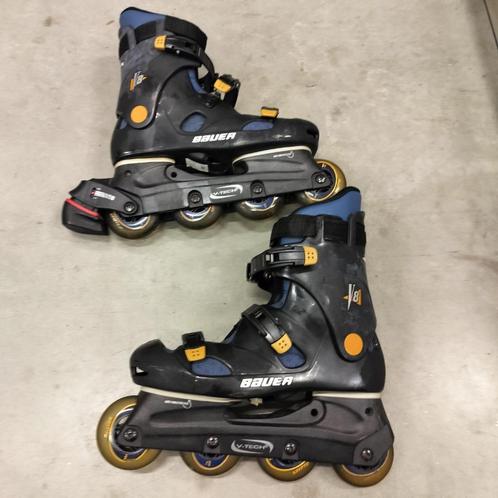 Inline skates / Skeelers Bauer V-Tech V8   MAAT 44, Sports & Fitness, Patins à roulettes alignées, Utilisé, Rollers 4 roues en ligne