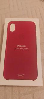 Leren hoes Iphone X - nieuw in doosje, Telecommunicatie, Mobiele telefoons | Hoesjes en Screenprotectors | Apple iPhone, Ophalen