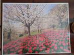 Puzzel Tulpenveld - MB 1500, Ophalen of Verzenden, Meer dan 1500 stukjes, Gebruikt, Legpuzzel