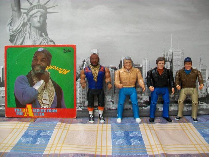The A Team - Figure - Mr. T - B.A. Baracus - 1983 1984 Retro, Verzamelen, Film en Tv, Gebruikt, Tv, Actiefiguur of Pop, Ophalen of Verzenden