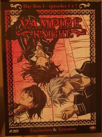 2 x Manga DVD Vampire Knight krasvrij Franstalige uitgave