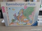 Puzzel Europa 1000 stuks, Ophalen of Verzenden, Zo goed als nieuw