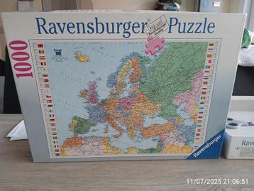Puzzel Europa 1000 stuks beschikbaar voor biedingen