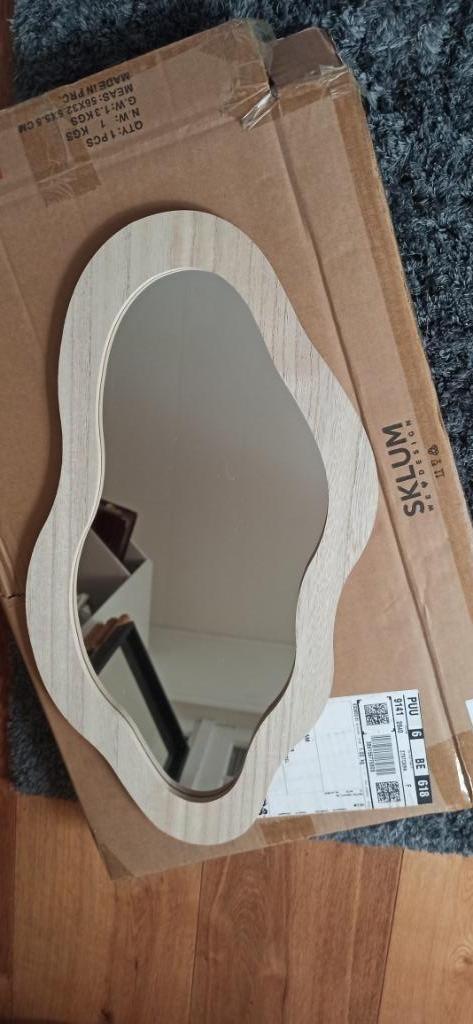 Design Spiegel, Huis en Inrichting, Woonaccessoires | Spiegels, Nieuw, Minder dan 50 cm, Minder dan 100 cm, Overige vormen, Ophalen