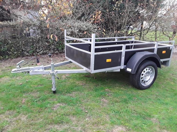 Aanhangwagen enkelas, Auto diversen, Aanhangers en Bagagewagens, Zo goed als nieuw, Ophalen