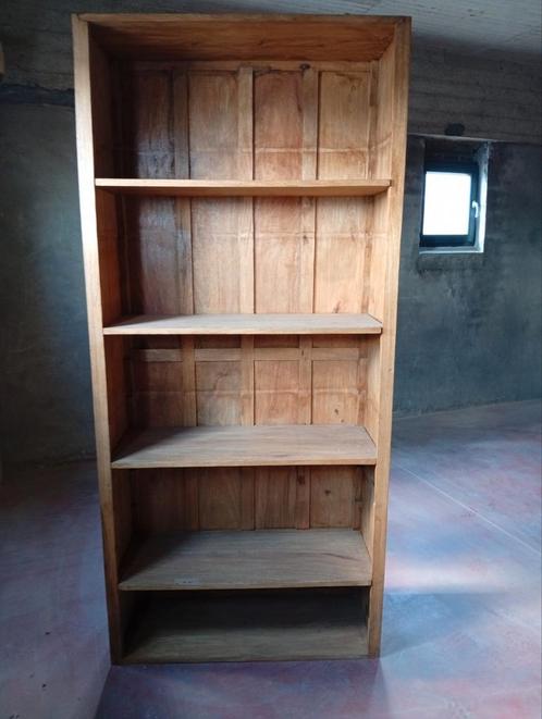 Massief houten Antieke boekenkast, Huis en Inrichting, Kasten | Boekenkasten, Zo goed als nieuw, Ophalen