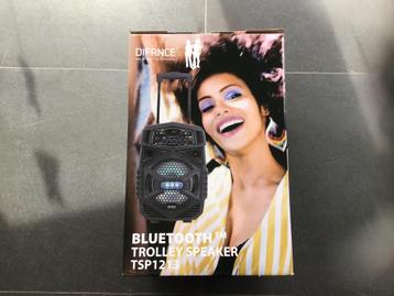 DIFRNCE bleuthooth trolley speaker NIEUW, Enlèvement, Comme neuf