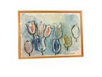 Olieverf schilderij van M.Ruygrok Tulpen, Enlèvement ou Envoi