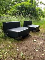 Kartell Plastics sofa zwart x2, Huis en Inrichting, Ophalen, Gebruikt, Eenpersoons, Hout