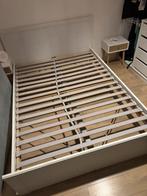 Cadre de lit + sommier 140x200, Maison & Meubles, Chambre à coucher | Lits, 140 cm, Enlèvement, Utilisé, 200 cm