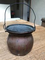 Ancien pot à colle forte en cuivre, Antiek en Kunst, Antiek | Brons en Koper, Ophalen of Verzenden, Koper