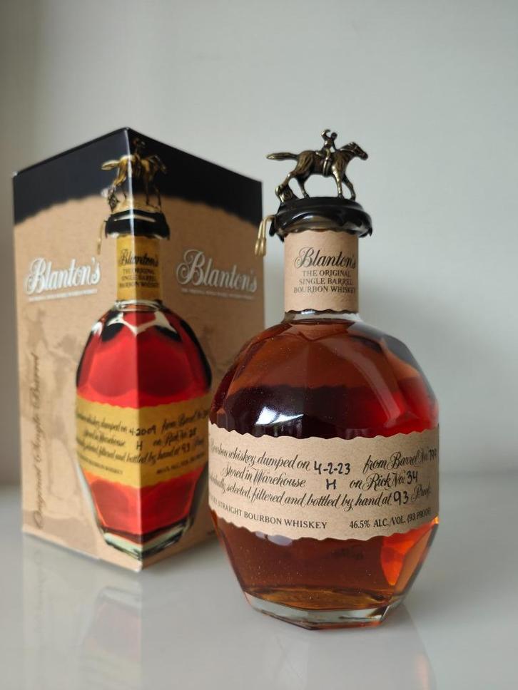 Blanton's Original, LMDW, Bottle 279, Barrel 799, Stopper"S", Verzamelen, Wijnen, Nieuw, Overige typen, Overige gebieden, Vol