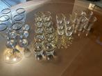 36 Vintage glazen met goudrand, Ophalen
