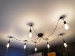 Te koop kroonluchter met 7 led lampen., Huis en Inrichting, Lampen | Kroonluchters, Design, Zo goed als nieuw, Ophalen, Glas