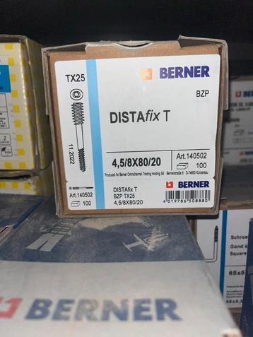Berner distafix 4,5/8x80/20 beschikbaar voor biedingen