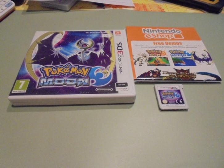 Nintendo 3DS Pokémon Moon (orig), Games en Spelcomputers, Games | Nintendo 2DS en 3DS, Gebruikt, Vanaf 7 jaar, Verzenden