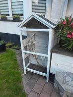 Duvo Woodland volière Asti Cottage 82 x 40 x 160 cm (BxDxH), Ophalen, Zo goed als nieuw, Hout, Volière
